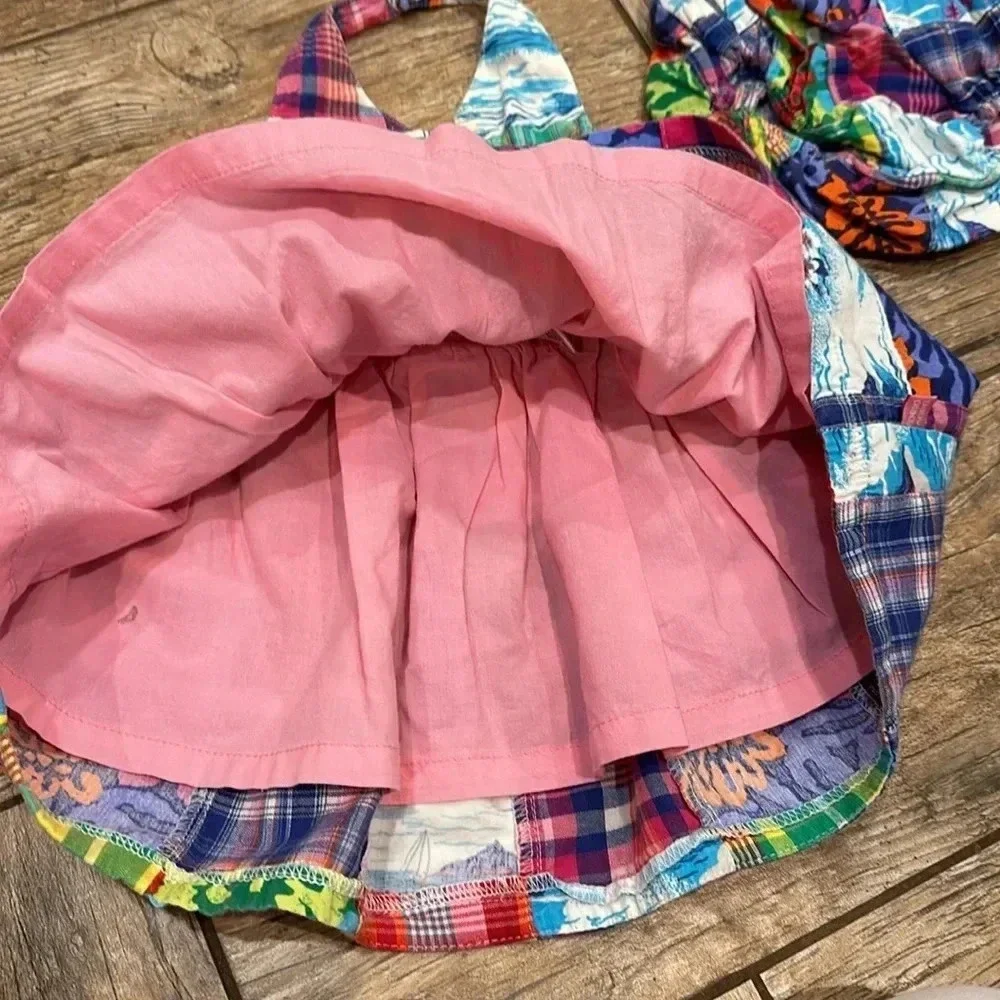 The Children’s Place Hawaiian halter dress bloomers 0-3 months